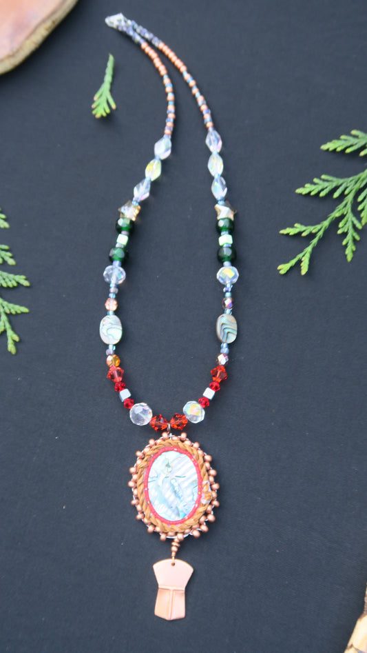 Circa Expo 86 abalone necklace